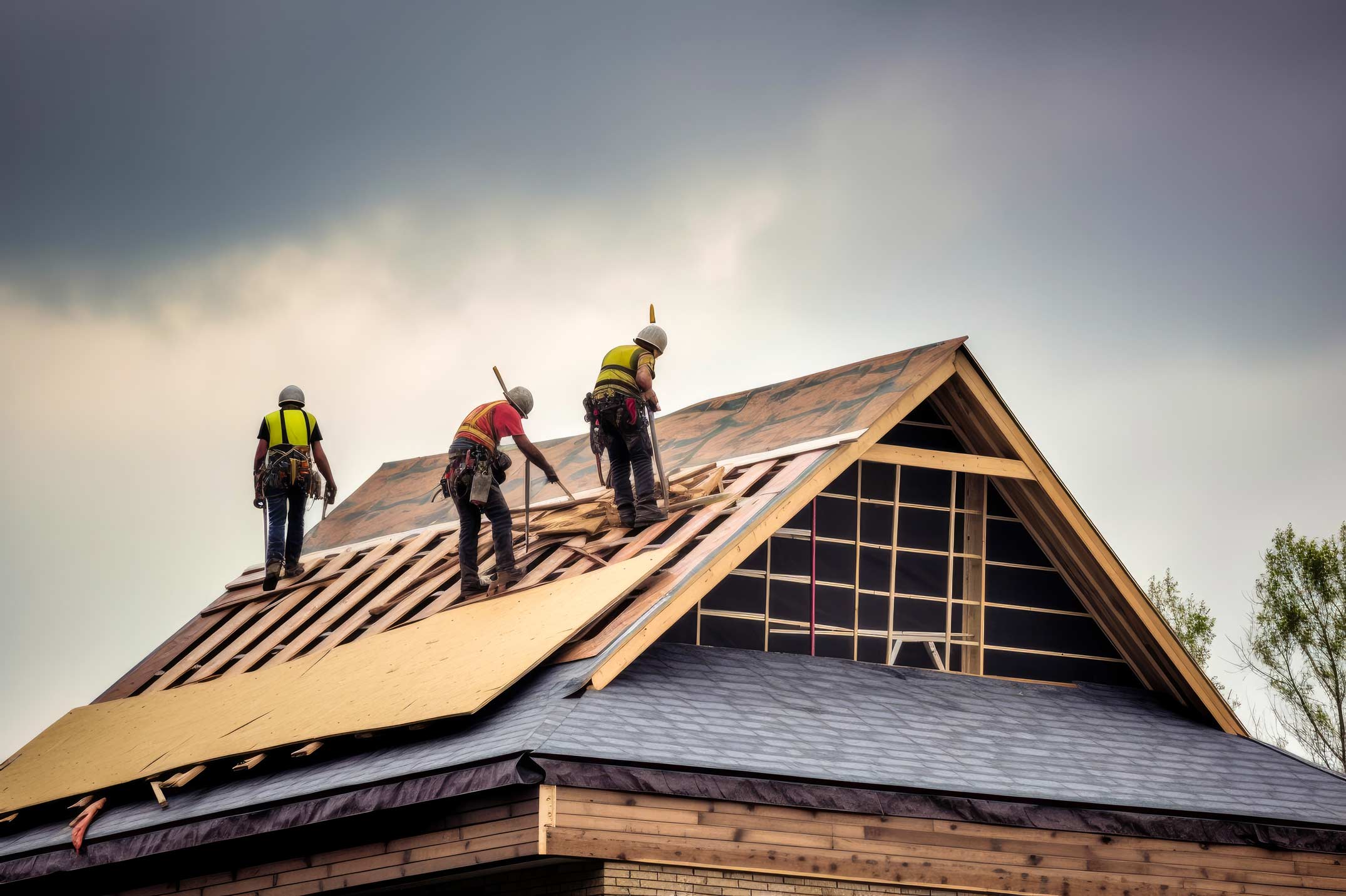 Peridot Workers Construction Roofers Safety